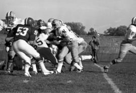 Football game, St. Cloud State University vs. Michigan Tech University