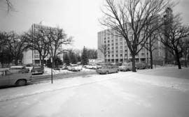 Holes Hall (1965) and Stearns Hall (1966), exterior, St. Cloud State University