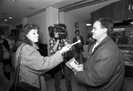 Protest regarding sale of adult magazines at Atwood Memorial Center (1966), St. Cloud State University