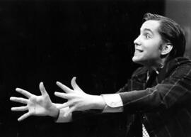 James Ibster in the theatrical production Hay Fever, St. Cloud State University