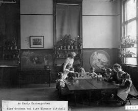 Kindergarten room, Old Main Building (1874), St. Cloud State University, 1900