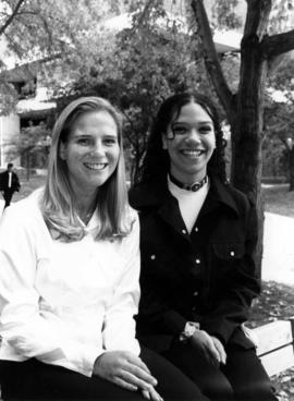 Christy Hovanetz and Chelsee Florence, Student Government president and vice president, St. Cloud State University