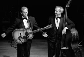 Tom and Dick Smothers perform at Ritsche Auditorium for Founders' Day, St. Cloud State University