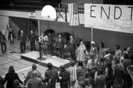 Vietnam War protest at the St. Cloud Civic Center