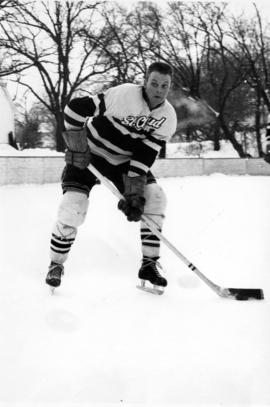 Hockey player Henry Hawkinson, St. Cloud State University