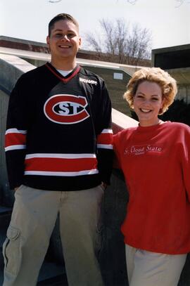 Two students from University Ambassadors, St. Cloud State University