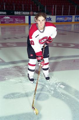 Hockey player Duvie Westcott, St. Cloud State University