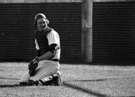 John King during a St. Cloud State University baseball game against Augsburg College