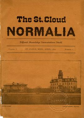 The Normalia front cover, St. Cloud State University