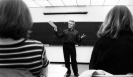 Bruce Hyde teaches a class, St. Cloud State University