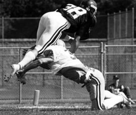 St. Cloud State football team plays against the University of Minnesota-Morris