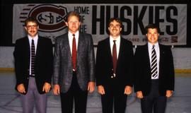 St. Cloud State men's hockey coaching staff