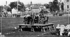 Dedication ceremony for Brown Field, St. Cloud State University