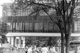 Wick Science Building (1973) skyway, St. Cloud State University