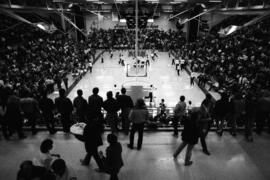 St. Cloud State men's basketball game against University of North Dakota at Halenbeck Hall (1965)