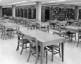 Desks in the library, Centennial Hall (1971), Cloud State University