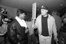 Protest regarding sale of adult magazines at Atwood Memorial Center (1966), St. Cloud State University