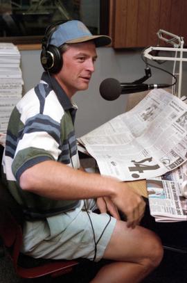 Jeff Passolt at KQ92 radio studios