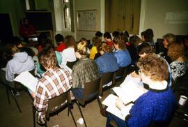 Christine Mitchell teaches St. Cloud State students at Alnwick, UK
