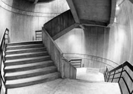 Main stairwell, Centennial Hall (1971), St. Cloud State University