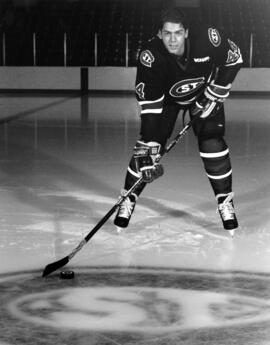 Hockey player Sandy Gasseau, St. Cloud State University