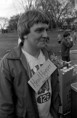 Bunny hop organizer Robb Fort, St. Cloud State University