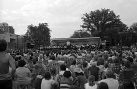 The orchestra plays at the Lemonade Concert and Art Fair, St. Cloud State University