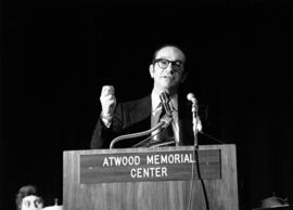 Alan Greenspan speaks at the Winter Institute, St. Cloud State University