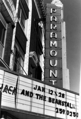 Paramount Theatre marquee