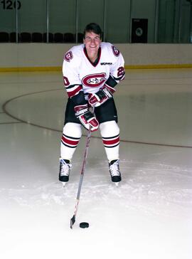 Hockey player Noel Rahn, St. Cloud State University