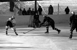 St. Cloud State University plays against Lakehead University in men's hockey