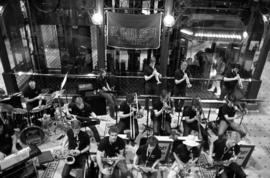 Jazz band performs at the Minnesota state capitol in St. Paul, St. Cloud State University