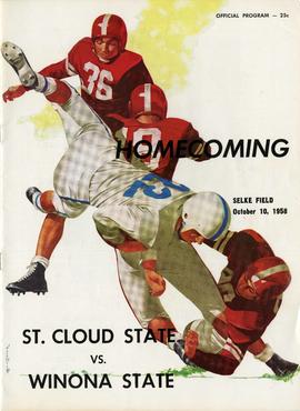 Football program cover, St. Cloud State University