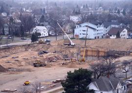 Miller Center (2000) construction, St. Cloud State University