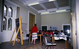 Students in class, Alnwick Castle, St. Cloud State University