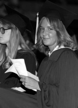 Susan Herriges at commencement, St. Cloud State University