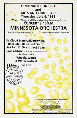 Lemonade Concert and Art Fair poster, St. Cloud State University