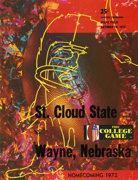 Football program cover, St. Cloud State University