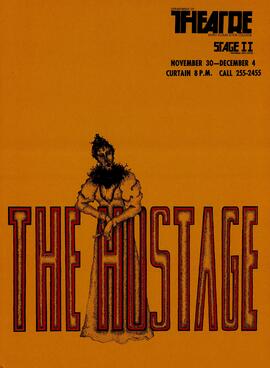 The Hostage theatre production poster, St. Cloud State University