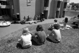 Concert at Atwood Memorial Center's (1966) Brickyard, St. Cloud State University