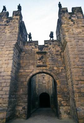 Alnwick castle barbican, Alnwick, England