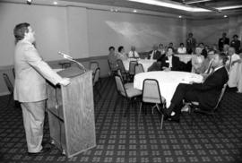 Robert Bess speaks at welcoming reception, St. Cloud State University