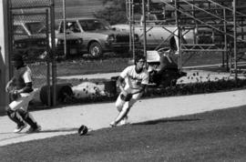 John King and Scott Mansch during a St. Cloud State University baseball game