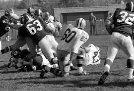 Football game, St. Cloud State University vs. Michigan Tech University