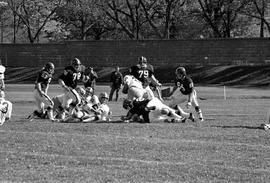 Football game, St. Cloud State University vs. Michigan Tech University