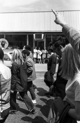 Vietnam War protest in downtown St. Cloud