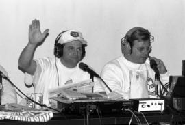 92 KQRS morning crew with Tom Barnard and Jeff Passolt broadcast from the Atwood Memorial Center (1966), St. Cloud State University