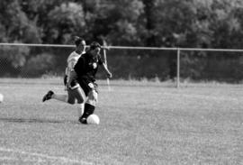 Soccer player Chris Fleischer during a game against Southwestern State University, St. Cloud State University