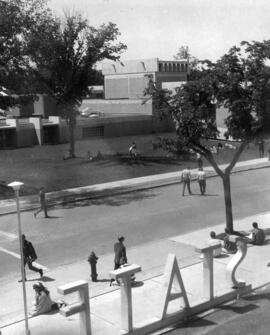 Atwood Memorial Center (1966), from roof of Stewart Hall (1948), St. Cloud State University
