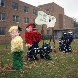 Homecoming outdoor display, St. Cloud State University